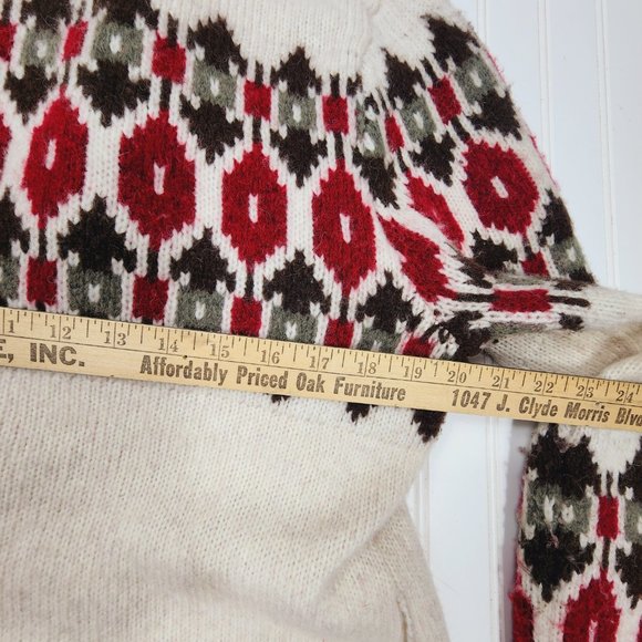 Stetson Knit Cardigan/Sweater Western Style Light Beige L - Picture 10 of 13